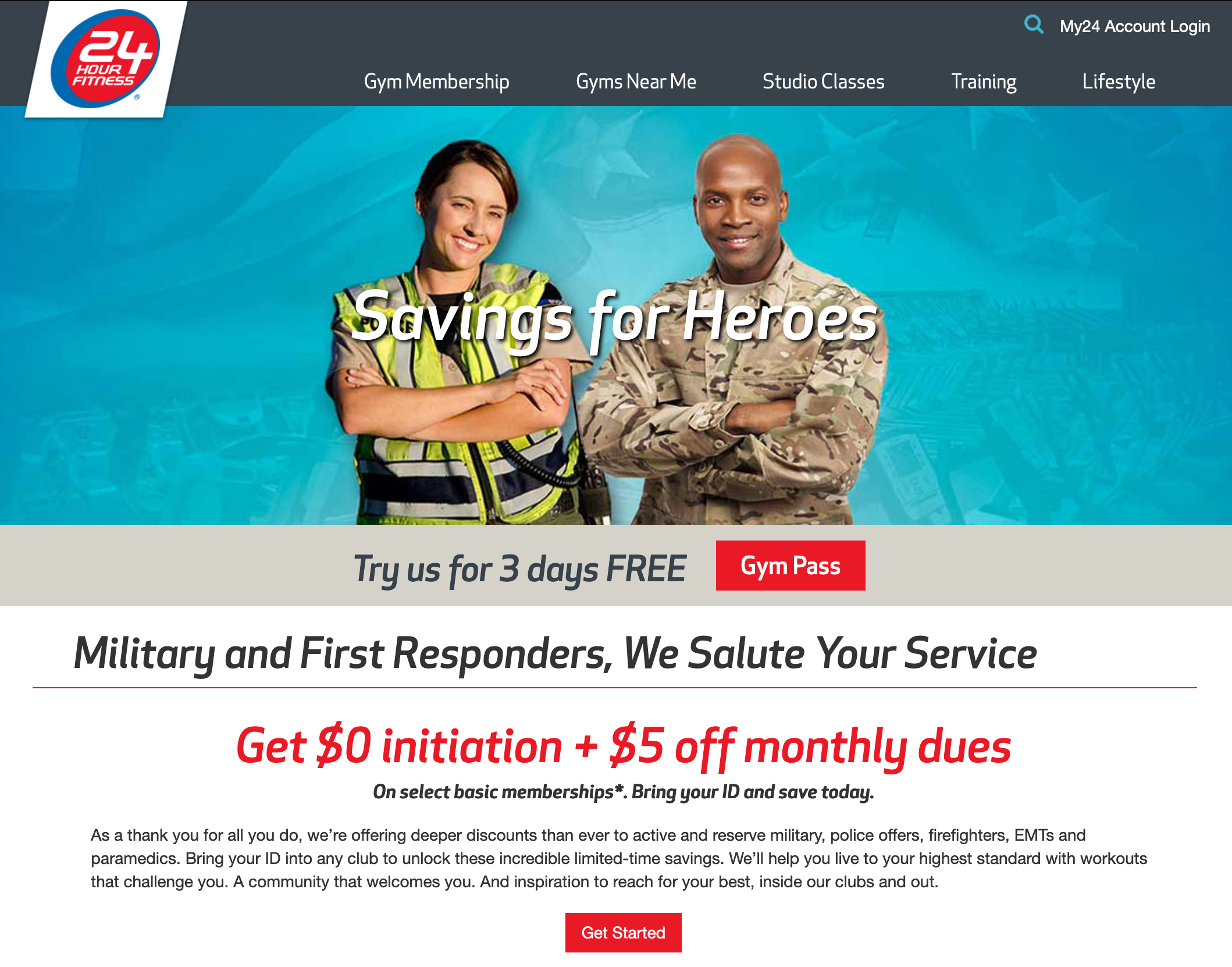 24 Hour Fitness Military Discount 0 Initiation Military Veteran Discounts