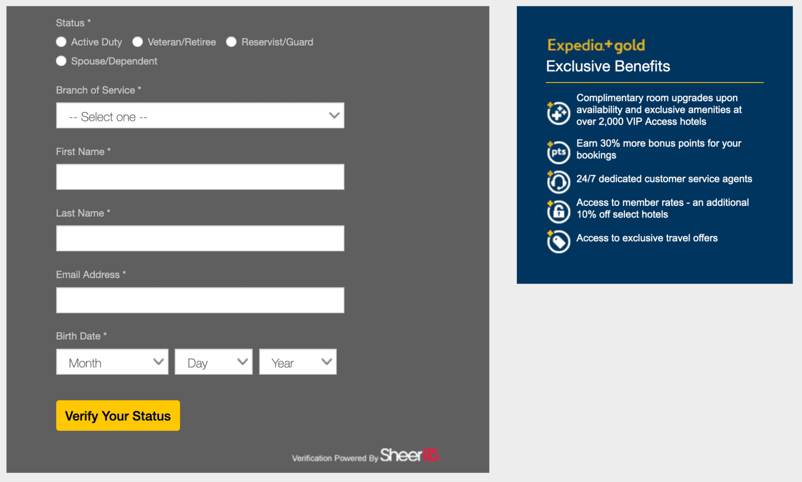 Expedia Military Discount Expedia +gold Military Veteran Discounts