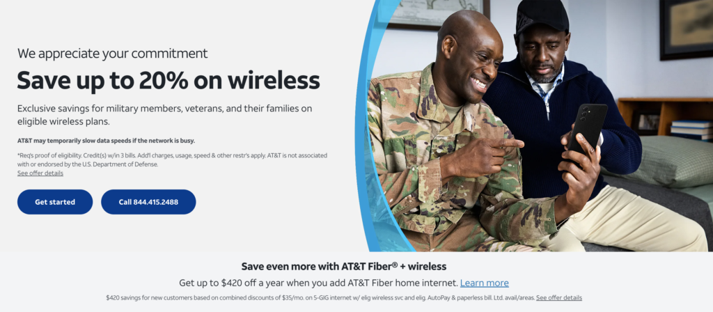 AT&T Military Veteran Discount